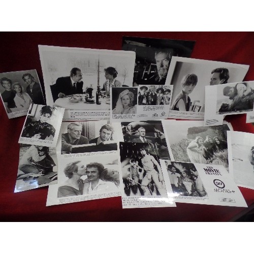 125 - VINTAGE OFFICIAL PRESS PHOTOGRAPHS, APPROX X 80 IMAGES FROM FILM AND TV. MAINLY 10 X 8