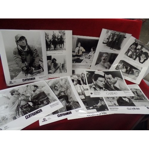 148 - VINTAGE OFFICIAL PRESS PHOTOGRAPHS, APPROX X 100 IMAGES FROM FILM AND TV. MAINLY 10 X 8 BLACK & WHIT... 