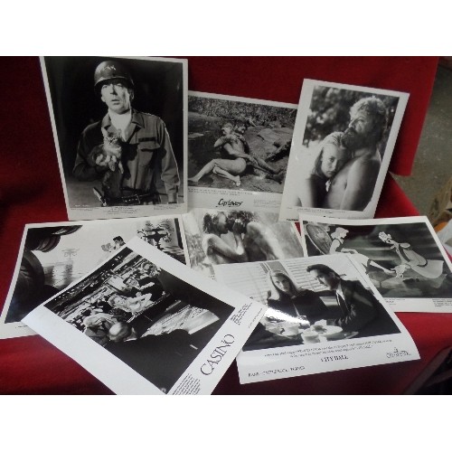 148 - VINTAGE OFFICIAL PRESS PHOTOGRAPHS, APPROX X 100 IMAGES FROM FILM AND TV. MAINLY 10 X 8 BLACK & WHIT... 