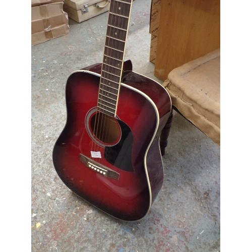 158 - ARLA SUNBURST ACOUSTIC GUITAR. USA . MODEL No 20RS