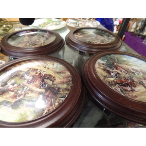 269 - 2  SETS OF LIMITED EDITION COLLECTORS PLATES. ROYAL DOULTON 'OLD COUNTRY CRAFTS' X 4[WITH BOXES & CE... 