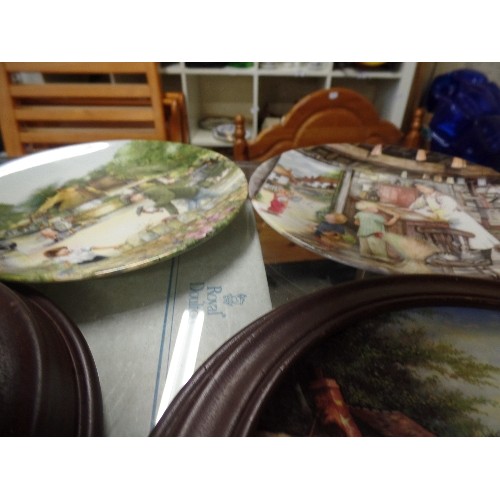 269 - 2  SETS OF LIMITED EDITION COLLECTORS PLATES. ROYAL DOULTON 'OLD COUNTRY CRAFTS' X 4[WITH BOXES & CE... 