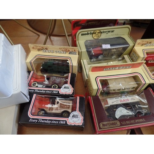 333 - 4 X CLASSIC TRUCK SCALE MODEL MINIATURES. READERS DIGEST[WITH BOX] 12 X BOXED 'MODELS OF YESTERYEAR ... 