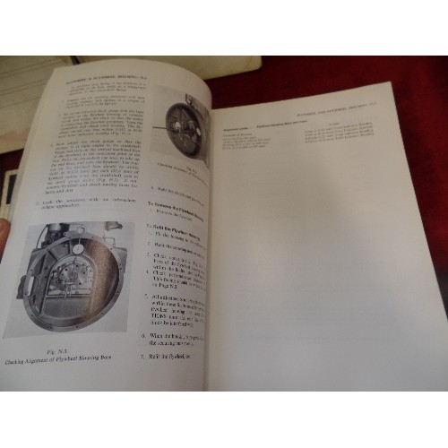 339 - PERKINS ENGINES 'WORKSHOP MANUAL FOR DIESEL ENGINES' X 5 VINTAGE..