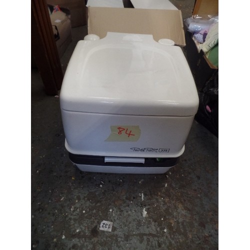 344 - THETFORD PORTA POTTI 335. PORTABLE LOO FOR CAMPING/CARAVANNING ETC. IN ORIGINAL BOX WITH INSTRUCTION... 