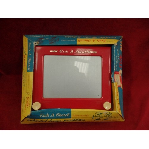 356 - RETRO 'MAGIC ETCH-A-SKETCH' SCREEN. GOSH THIS TAKES YOU BACK!! IN ORIGINAL BOX. BY PETER AUSTIN. TOR... 