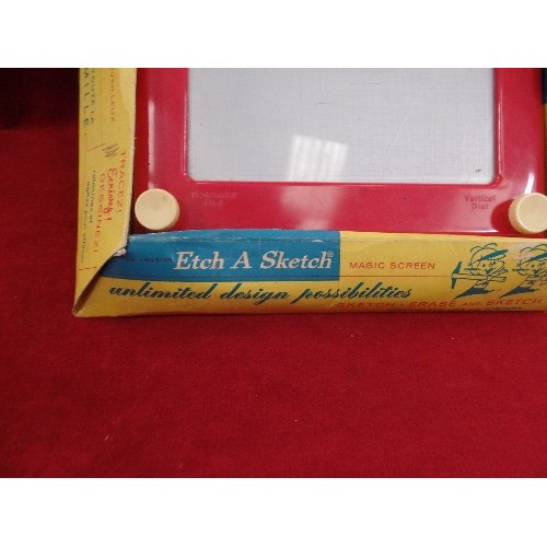 356 - RETRO 'MAGIC ETCH-A-SKETCH' SCREEN. GOSH THIS TAKES YOU BACK!! IN ORIGINAL BOX. BY PETER AUSTIN. TOR... 