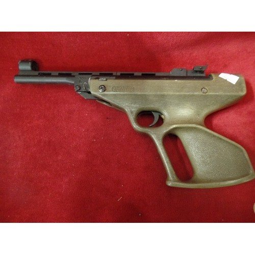 13 - GERMAN RECORD 4.5 CAL AIR PISTOL IN STYLE OF LUGER PISTOL