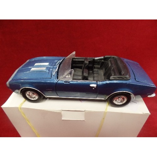 420 - PRECISION-MADE MOTORMAX SCALE MODEL. 1967 CHEVROLET CAMMERO CONVERTABLE.