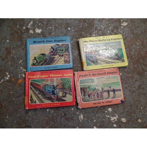 498 - QUANTITY OF VINTAGE CHILDRENS BOOKS, INC ENID BLYTON, RAILWAY SERIES THOMAS THE TANK ENGINE BOOKS, L... 