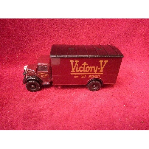 555 - CORGI 'THE EXCUSIVE COLLECTION' VICTORY V. O.B. BOX VAN. LIMITED EDITION 246 OUT OF 250, WITH BOX AN... 