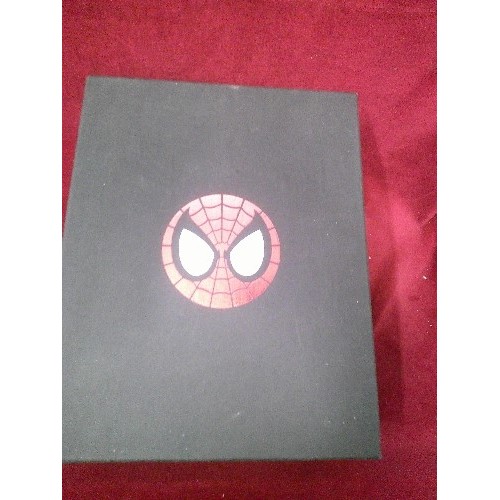 566 - MARVEL 'THE AMAZING SPIDER MAN' 4 X Q-TYPE FIGURES, LIMITED EDITION 103 OF 500. ORIGINAL BOX WITH AU... 