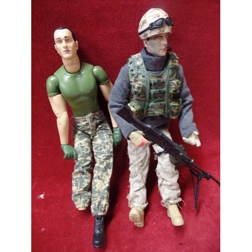 177 - 2 X HM ARMED FORCES ACTION MAN FIGURES, WITH ACCESSORIES.