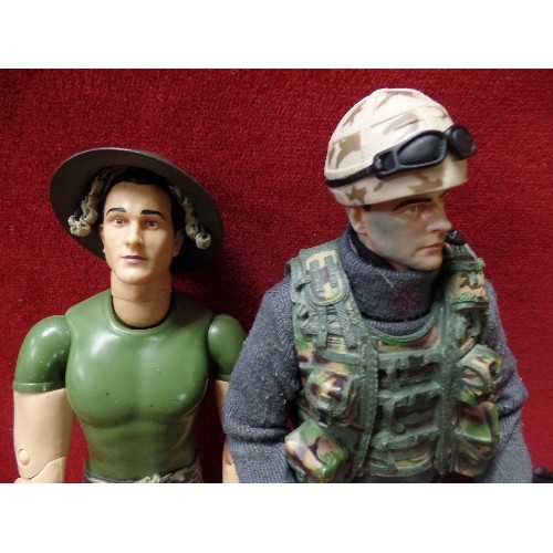 177 - 2 X HM ARMED FORCES ACTION MAN FIGURES, WITH ACCESSORIES.