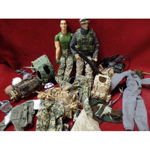 177 - 2 X HM ARMED FORCES ACTION MAN FIGURES, WITH ACCESSORIES.