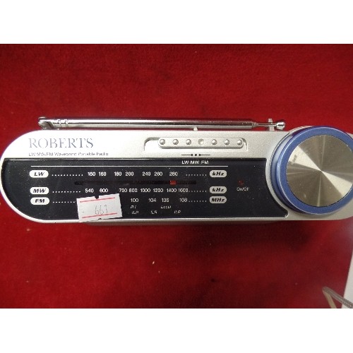 181 - ROBERTS PORTABLE RADIO. 'NEW CLASSIC 993' LW/MW/FM WAVEBAND.