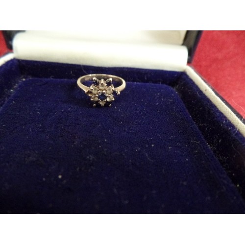 17 - 15CT GOLD SAPPHIRE RING SIZE K WEIGHT 2.46GR
1 SMALL STONE MISSING