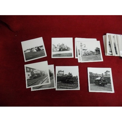 63 - OVER 130 RAILWAY PHOTOGRAPHS OF FOREIGN STEAM TRAINS FROM FRANCE, GERMANY, TURKEY, SOUTH AFRICA, CZE... 