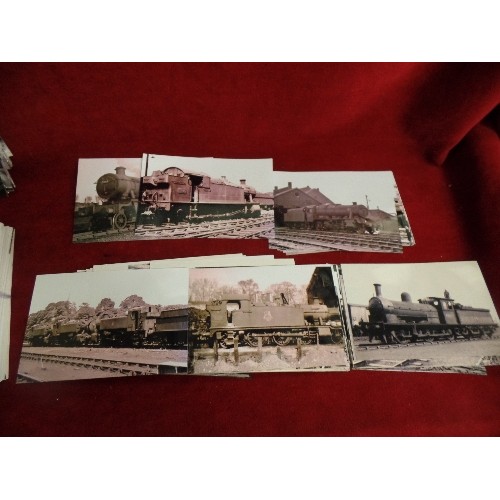 65 - OVER 300 STEAM AND LOCOMOTIVE PRINTS