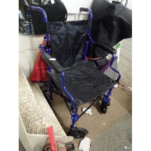 149B - ELITE CARE LIGHTWEIGHT FOLDING WHEELCHAIR