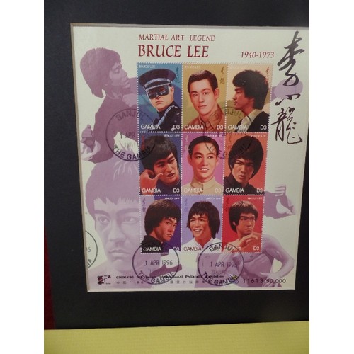 90 - FIRST DAY COVERS. INC BRUCE LEE, JACKIE CHAN, DISNEY.