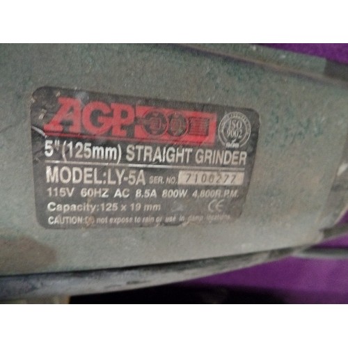 89 - AGP STRAIGHT GRINDER. MODEL LY-5A. 115V.