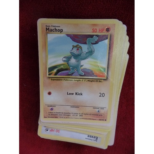 320 - BASKET WOTC POKEMON CARDS. BASE SET, TEAM ROCKET, FOSSIL, JUNGLE, GYM HEROES ETC