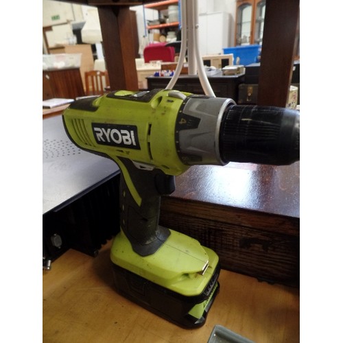 286 - 2 X RYOBI DRILLS. LITHIUM.