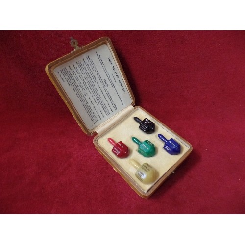 3 - 1920'S/30'S SPINGOFF GOLD DICE GAME IN ORIGINAL BOX AND ALL PIECES