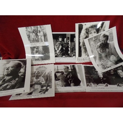 62 - VINTAGE OFFICIAL PRESS PHOTOGRAPHS, APPROX X 100 IMAGES FROM FILM AND TV. MAINLY 10 X 8 BLACK & WHIT... 