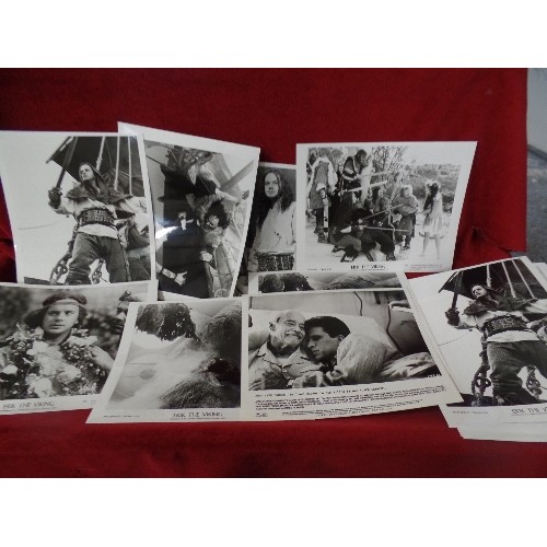 51 - VINTAGE OFFICIAL PRESS PHOTOGRAPHS, APPROX X 100 IMAGES FROM FILM AND TV. MAINLY 10 X 8 BLACK & WHIT... 