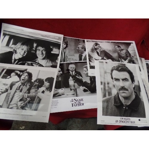 52 - VINTAGE OFFICIAL PRESS PHOTOGRAPHS, APPROX X 100 IMAGES FROM FILM AND TV. MAINLY 10 X 8 BLACK & WHIT... 