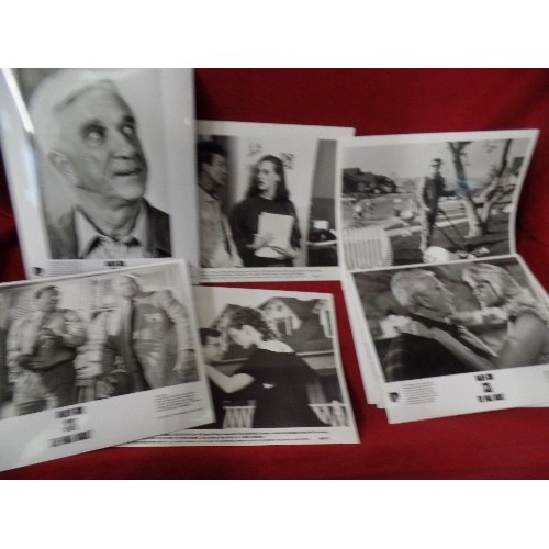 55 - VINTAGE OFFICIAL PRESS PHOTOGRAPHS, APPROX X 100 IMAGES FROM FILM AND TV. MAINLY 10 X 8 BLACK & WHIT... 