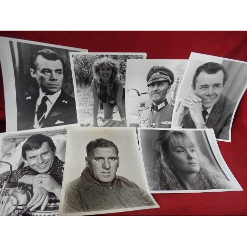 57 - VINTAGE OFFICIAL PRESS PHOTOGRAPHS, APPROX X 100 IMAGES FROM FILM AND TV. MAINLY 10 X 8 BLACK & WHIT... 