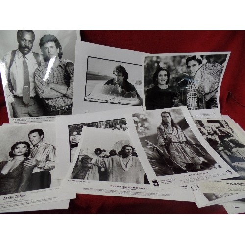 58 - VINTAGE OFFICIAL PRESS PHOTOGRAPHS, APPROX X 100 IMAGES FROM FILM AND TV. MAINLY 10 X 8 BLACK & WHIT... 