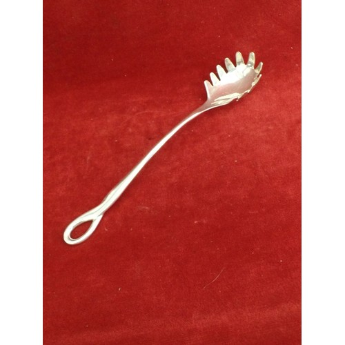 24 - A TIFFANY AND CO STERLING SILVER PADOVA PASTA SERVER BY ELSA PERETTI ITALY AND WITH T & CO AND LONDO... 