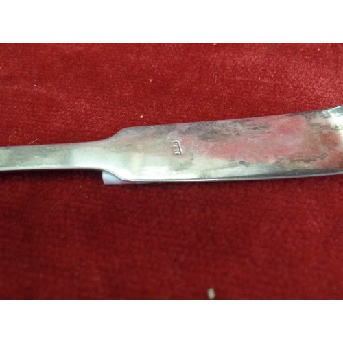 25 - GEORGIAN SILVER SUGAR TONGS, NEWCASTLE 1828, THOMAS WHEATLEY - 40 GRAMS