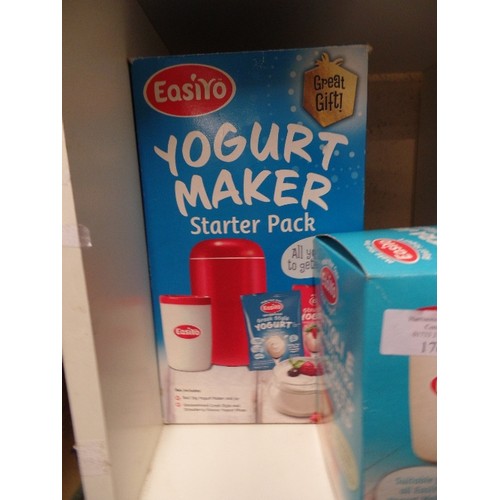 2 X YOGHURT MAKER STARTER KITS BY EASIYO. ORIGINAL BOXES.