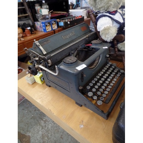 269 - VINTAGE IMPERIAL TYPEWRITER, FROM THE EASTERN COUNTIES TYPEWRITER CO.