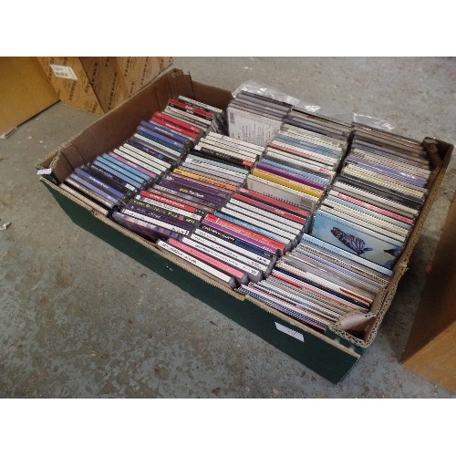 270 - LARGE CRATE FULL OF MUSIC CD'S. MIXED GENRES.