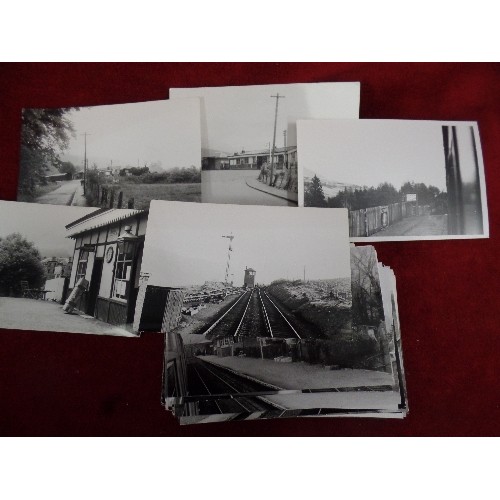 286 - TRAIN/RAILWAY INTEREST. VINTAGE B&W PHOTOGRAPHS. SCOTTISH STATIONS AND THE HIGHLAND LINE FROM 1913. ... 