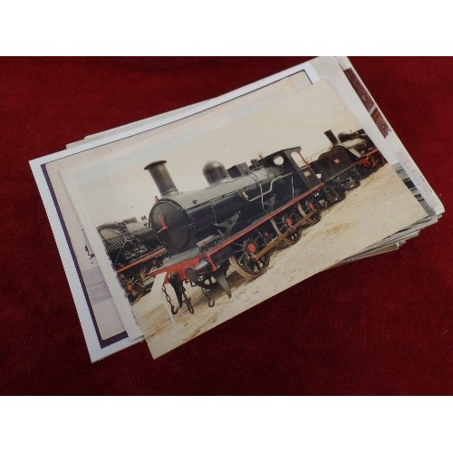 291 - TRAIN/RAILWAY INTEREST. WORLD RAILWAY COLOUR PHOTOGRAPHS. (approx 210)