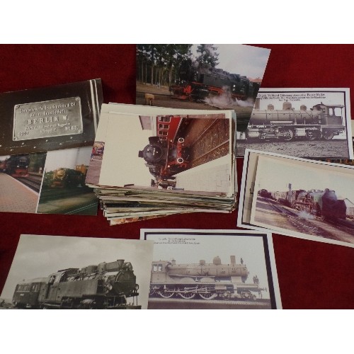 291 - TRAIN/RAILWAY INTEREST. WORLD RAILWAY COLOUR PHOTOGRAPHS. (approx 210)