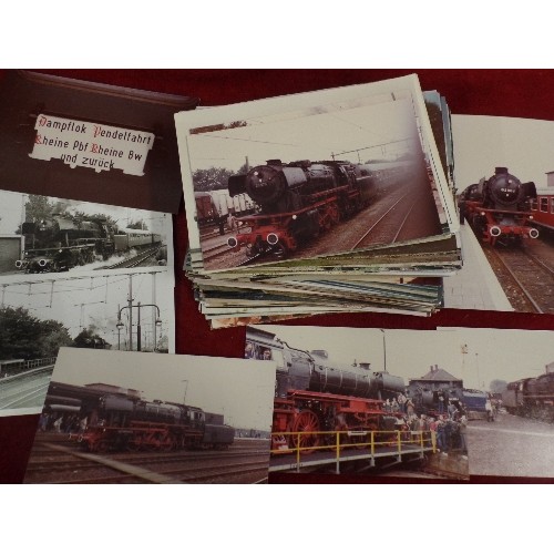 291 - TRAIN/RAILWAY INTEREST. WORLD RAILWAY COLOUR PHOTOGRAPHS. (approx 210)