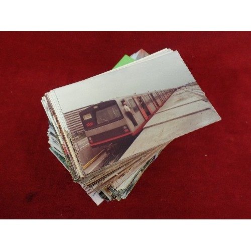 292 - EUROPEAN RAILWAY/TRAIN PHOTOGRAPHS. MOSTLY COLOUR. (approx 400)