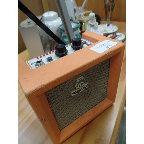 405 - ORANGE CRUSH 3, GUITAR AMPLIFIER. DC 9V