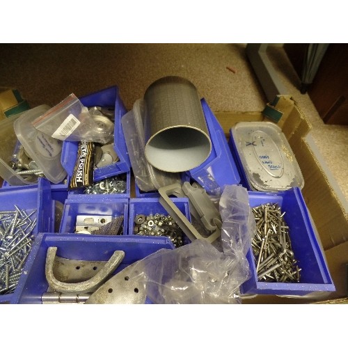 561 - BOX OF SCREWS, NUTS, WASHERS ETC