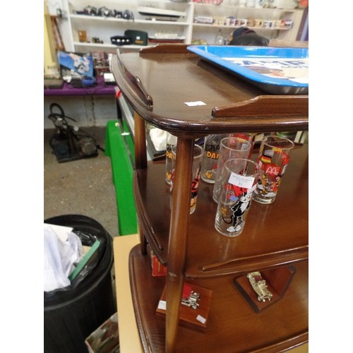 29 - ERCOL 3 TIER DRINKS/ BAR TROLLEY ON CASTORS