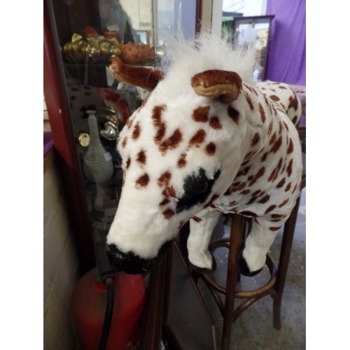 61 - LARGE APPALOOSA HORSE SOFT TOY