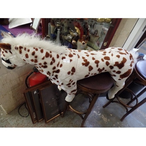 61 - LARGE APPALOOSA HORSE SOFT TOY